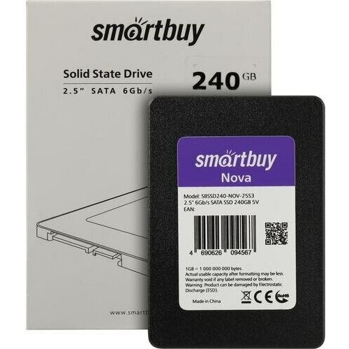 SSD накопитель Smartbuy 240Gb Revival 3 SB240GB-RVVL3-25SAT3 {SATA3.0, 7mm}